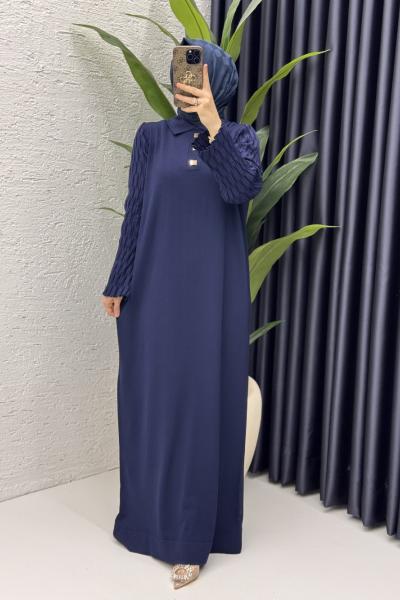 Umay Elbise Tesettür Giyim  Lacivert