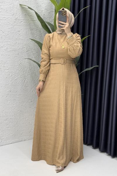 Vildan Elbise Tesettür Giyim  Camel