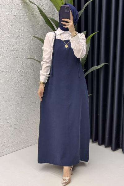 Yağmur Jile Tesettür Giyim Lacivert