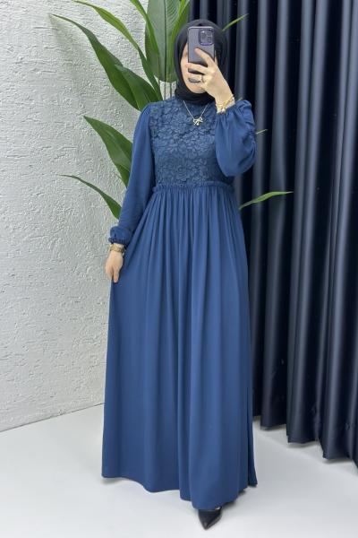 Zeynep Elbise İndigo