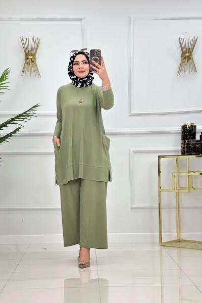 Almina Takım - Mint Yeşili