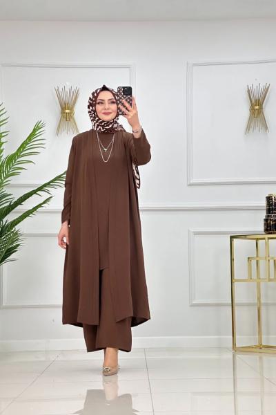 Alya Takım - Kahverengi