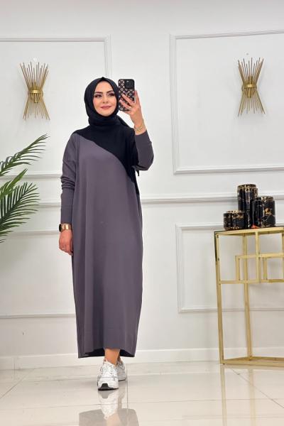 BUKET TRİKO TUNİK-DUMAN