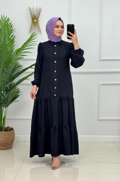 Buse Elbise-Siyah