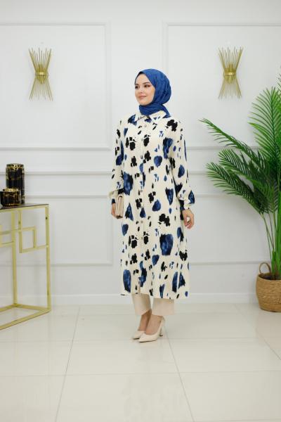 ENDA VİSKON GÖMLEK - LACİVERT