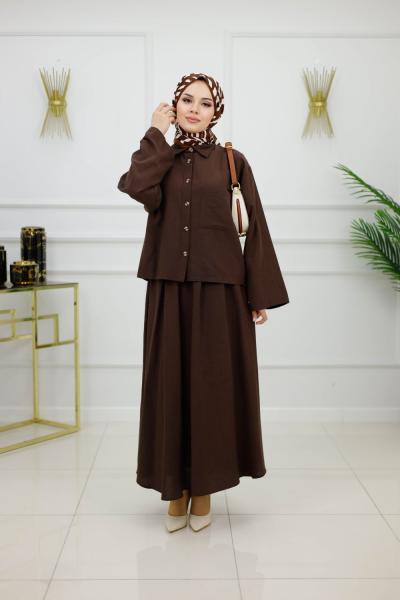 GÜNEŞ ETEKLİ TAKIM-ACI KAHVE