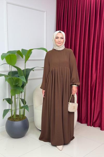 LEYLA ELBİSE - ACI KAHVE