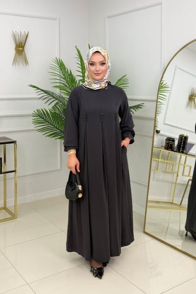 MERVE ELBİSE-ANTRASİT