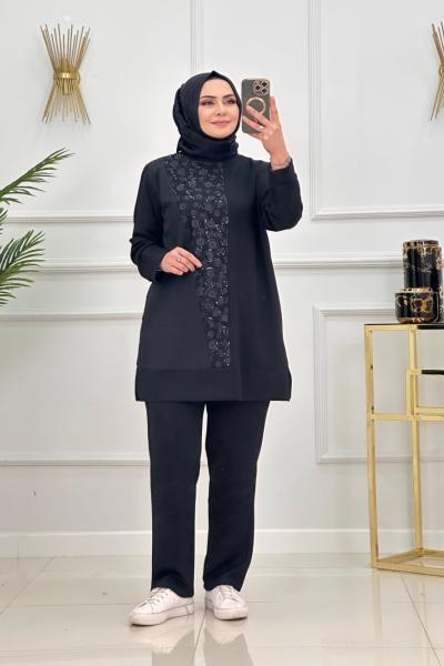 UMAY PANTOLON TAKIM-SİYAH